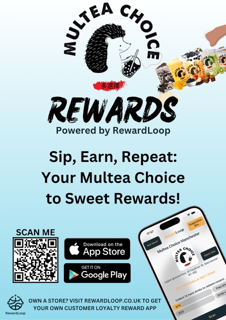 Custom Multea Choice reward poster